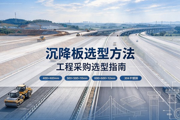 顺平沉降板选择方法