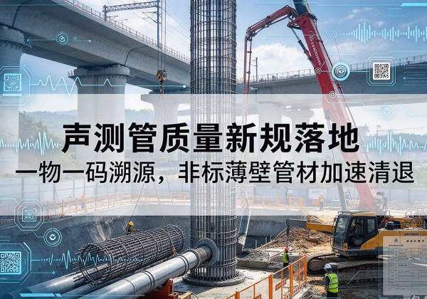 顺平声测管质量新规落地，一物一码溯源，非标薄壁管材加速清退